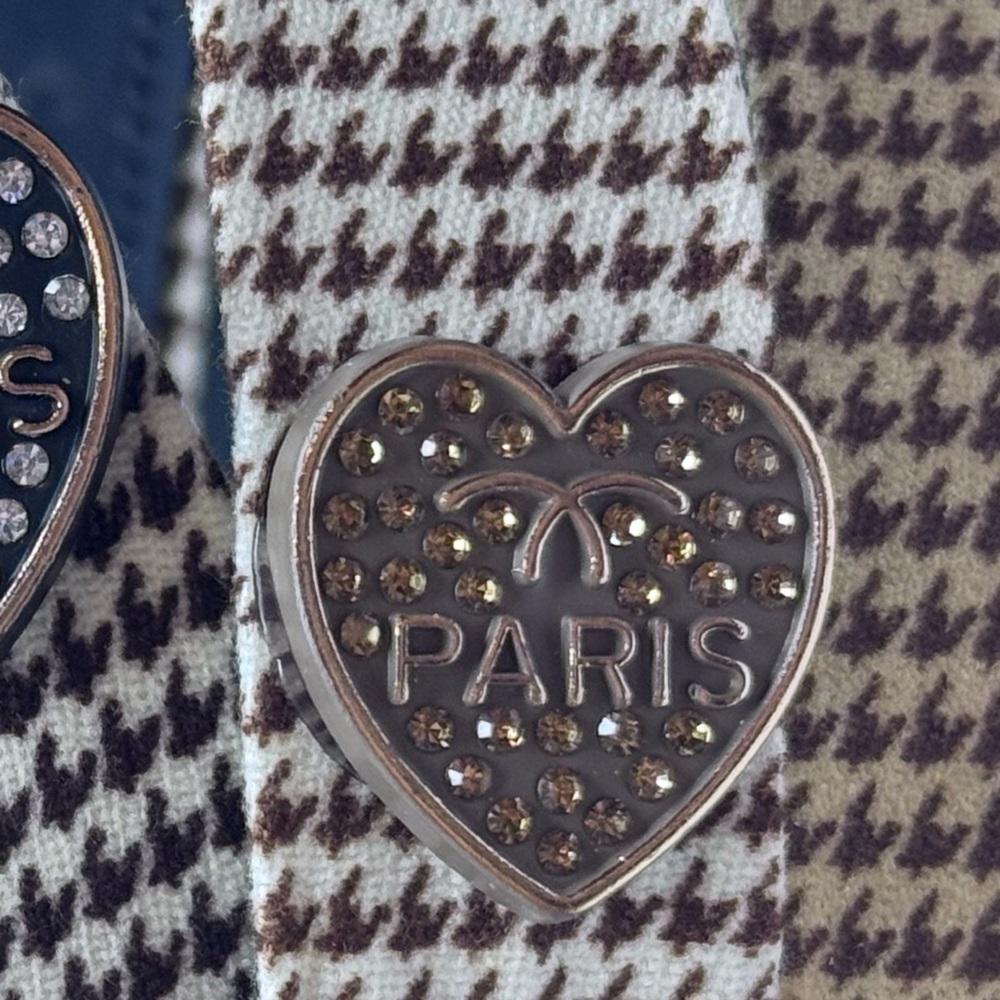 Mint Heart “Paris” Bling Headband